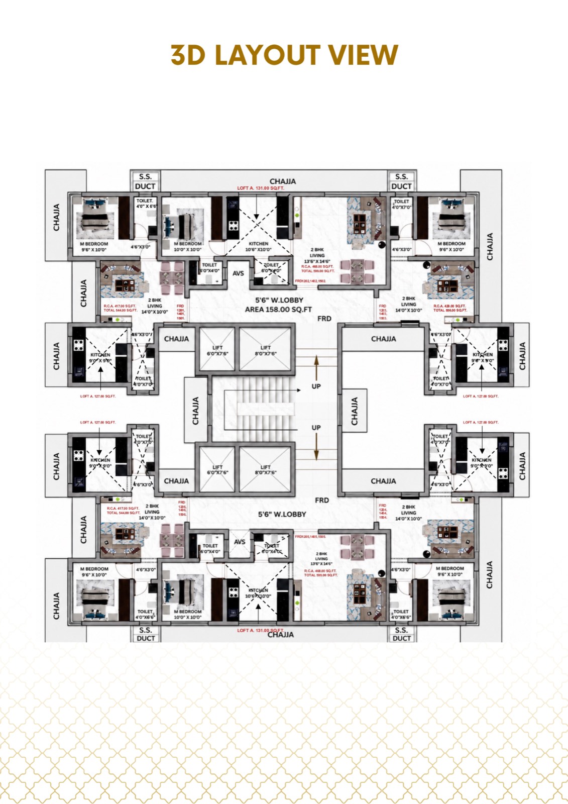 ELEV14 3D Layout View